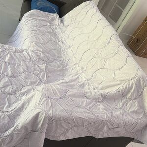 Twin size pottery barn kids organic comforter/quilt and sham